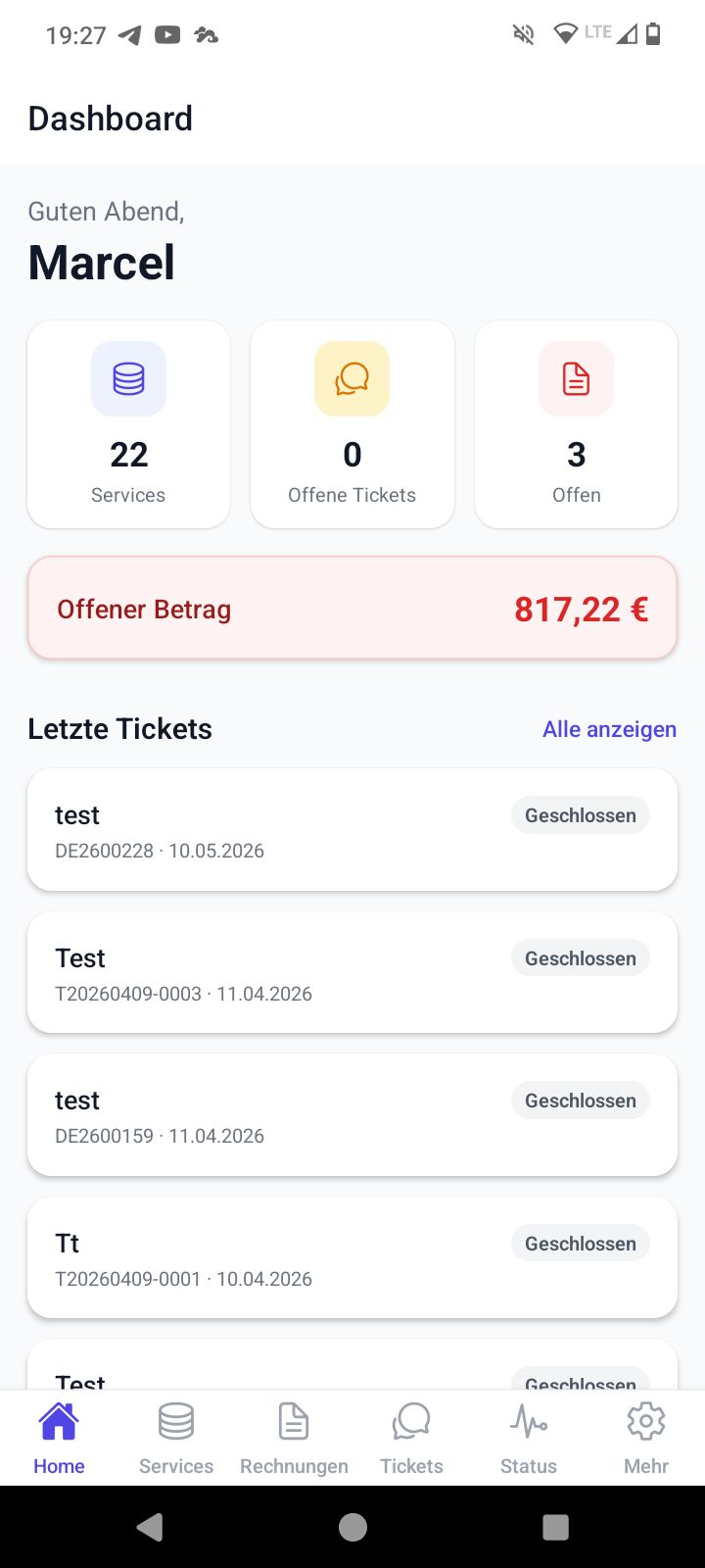 Die SD Kundencenter App für Android